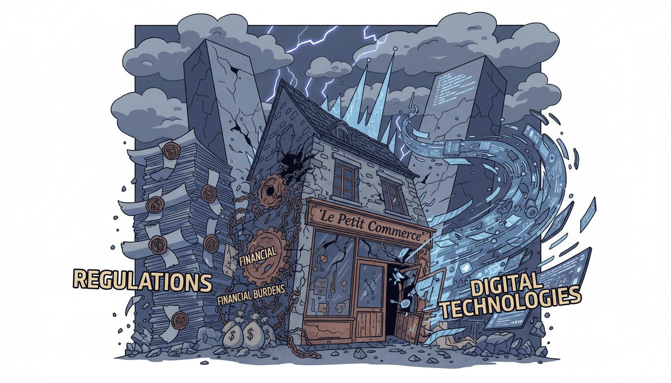 Le tissu entrepreneurial s’effiloche — alerte rouge sur les TPE