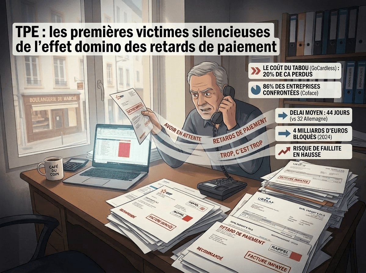 TPE : les premières victimes silencieuses des retards de paiement