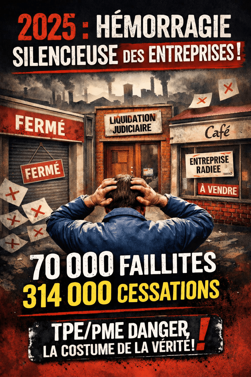 2025 : l’hémorragie silencieuse des petites entreprises – et pas seulement!