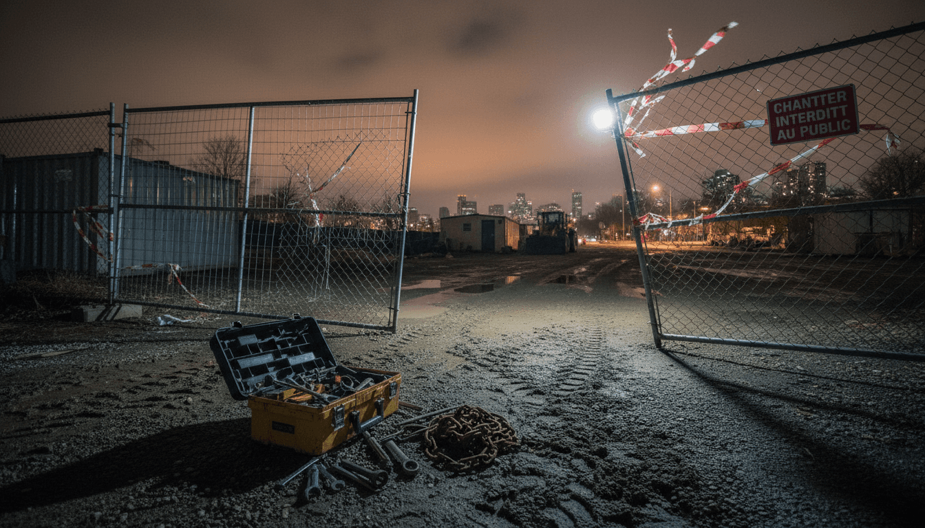 Les TPE face au pillage des chantiers